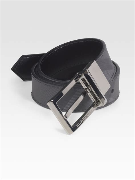 Burberry men's reversible belt